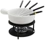 Kitchen Supply 10-Piece Ceramic Cheese Fondue Set