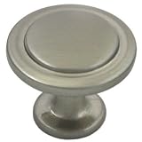 Cosmas 5560SN Satin Nickel Cabinet Hardware Round Knob - 1-1/4" Diameter