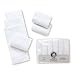 Gerber Brand 6 Pack Prefold Birdseye Organic Diaper, White