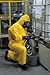 Kimberly-Clark Professional KLEENGUARD A70 Chemical Splash Protection Coveralls, Hood/Boots, Yellow, XL