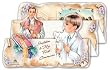 8 First Communion Boy Invitaciones in Spanish: Quad-Fold, Pre-Packaged, Envelopes Included, Made in Italy!