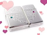 ペアzippo ハートフルペア鏡面ジッポ　の画像