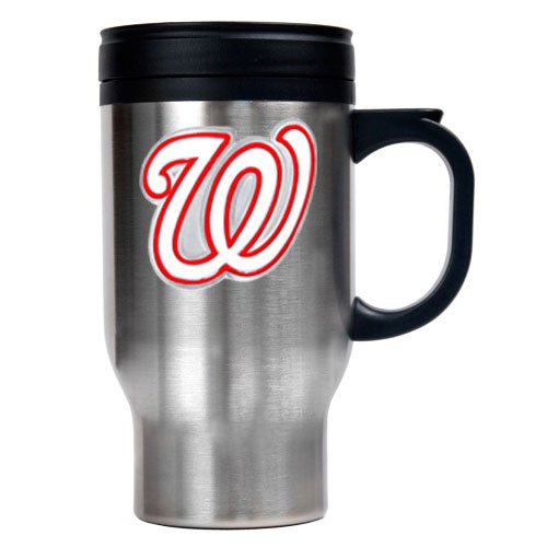 Washington Nationals MLB Stainless Steel Travel Mug - Primary Logo