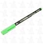 FabricMate Dye Markers Brush Tip Standard Barrel Fluorescent Lime (3 Pack)