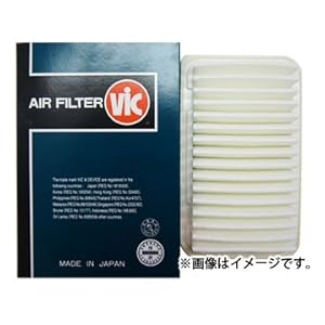 【クリックで詳細表示】VIC エアーフィルター トヨタ アベンシス UA-AZT255 1AZ-FSE 2003年10月～2004年02月