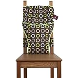 The Washable and Squashable Travel High Chair in Chocolate Chip