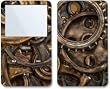 Gears - Apple iPod video 30GB/ 60GB/ 80GB Skin Decals - Faceplate Stickers