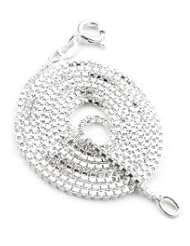 Childs Sterling Silver 14" Inch Box Link Chain Necklace