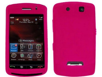 Hot Pink Protective Silicone Skin Case For BlackBerry Storm 9530 9500 Hot Pink Protective Silicone Skin Case For BlackBerry Storm 9530 9500