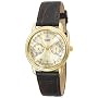 Citizen Men's Gold-Tone Brown Leather Watch #AG0132-08A