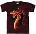 Red Dragon T-Shirt Short Sleeve 100% Cotton - Skulbone