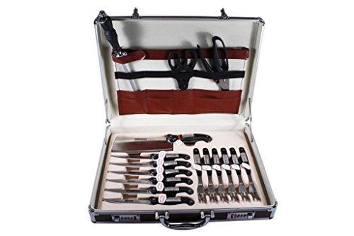 Concord cookware 24-piece professional chef knife set w…