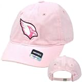 NFL Arizona Cardinals Pink Womens Ladies Reebok Garment Wash Relaxed Hat Cap