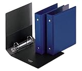 Produkt-Bild: Karteikartenordner, DIN A6, PVC-Folie, 2-Rund-Ring-Mechanik 25 mm, 2 Farben