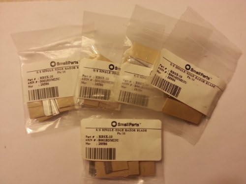 American Safety Razor Single Edge Razor Blades 5 Packs of 10, 50-Total