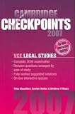 Books : Cambridge Checkpoints VCE Legal Studies 2007 (Cambridge Checkpoints)
