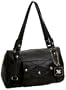 MAXX NEW YORK Barrymore E/W Expandable Shoulder Bag,Black,one size