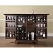 LaFayette Expandable Bar Cabinet in Vintage Mahogany