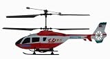 4-Kanal 2.4GHZ RC Hubschrauber/Heli – COLCO EC135 EC 135 EUROCOPTER POLIZEIHUBSCHRAUBER mit LED’s! Flugfertig! Inkl. LiPo Akku, Fernsteuerung und TRAININGSGESTELL! Modellbau-Helikopter! KOMPLETT-SET FLUGFERTIG!!