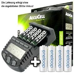 Sanyo eneloop Mignon AA und AccuCell LCD-Ladeger�t