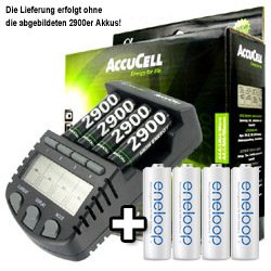 Cover image : Sanyo eneloop Mignon AA und AccuCell LCD-Ladegerät