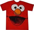 Bioworld Youth Sesame Street Elmo Face T-shirt