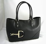 Gucci - Gucci Handbags (Black) 137385 D-Ring Medium Leather Tote Bag