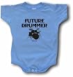 Future Drummer Drum Set Logo Baby/Infant Tee Shirt or Onesie