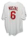 Stan Musial Autographed/Hand Signed St. Louis Cardinals Throwback Majestic Jersey Inscribed 'HOF 69'