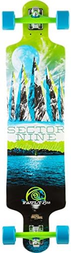 Sector 9 Skateboards Faultline Longboard Green, One Size