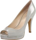 Nine West Women's Danee Peep-Toe Pump,Grey Patent Synthetic,7 M US Nine West Women's Danee Peep-Toe Pump,Grey Patent Synthetic,7 M US