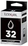 Lexmark #32 Print Cartridge, Black (18C0032)
