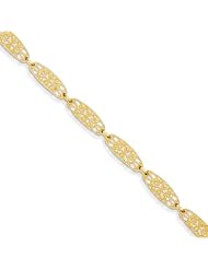 14k Textured Bracelet