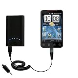 High Capacity Rechargeable External Battery Pocket Charger for the HTC EVO 4G - uses Gomadic TipExchange Technology