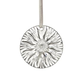 Waterford Crystal Times Square Disk Ornament, First Edition Let There Be Light