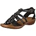 Rieker Regina 60898-00, Damen Sandalen/Fashion-Sandalen