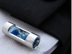 Working Hour Class Blue Sand Cufflinks Cuff Links