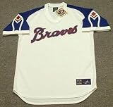 ATLANTA BRAVES 1970's Majestic Cooperstown Throwback Home Baseball Jersey, XL
