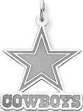 Sterling Silver NFL Dallas Cowboys Star Logo Charm