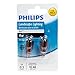 Philips 416040 Landscape Lighting 4-Watt T5 12-Volt Red Wedge Base Light Bulb, 2-Pack