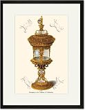Black Framed/Matted Print 17x23, Cup, <em><font color=