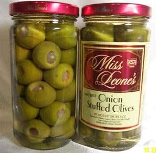 Onion Stuffed Gourmet Queen Spanish Olives 12 oz. Jar by Leonard Mountain