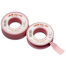 LA-CO Slic-Tite PTFE Pipe Thread Tape, Premium Grade, -450 to 550 Degree F Temperature