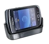 OEM Blackberry 9800 Torch Kit- OEM Charge Pod/ Sync Pod + OEM Pouch for the Torch With a Free Delton 2 in 1 USB car charger.