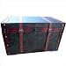 Victorian Decorative Steamer Trunk with Embossed Pattern