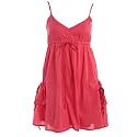 Crafted Empire Line Dress - Pink - Womens