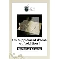 Un suppl�ment d'�me et l'addition !