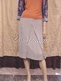 Armani - $850 New GIORGIO ARMANI Double Layer Split Skirt 10 44