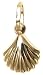 14k Yellow Gold Sea Shell Charm