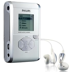 Philips HDD070 2GB Micro Audio Jukebox - White